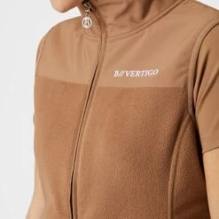 B Vertigo Women's Caroline Fleece Vest - Tiger's Eye Brown -Kensington Shop 534158 800 800