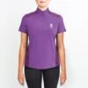 Irideon Kids' Luna Coolstretch Short Sleeve Jersey - Purple Hibiscus