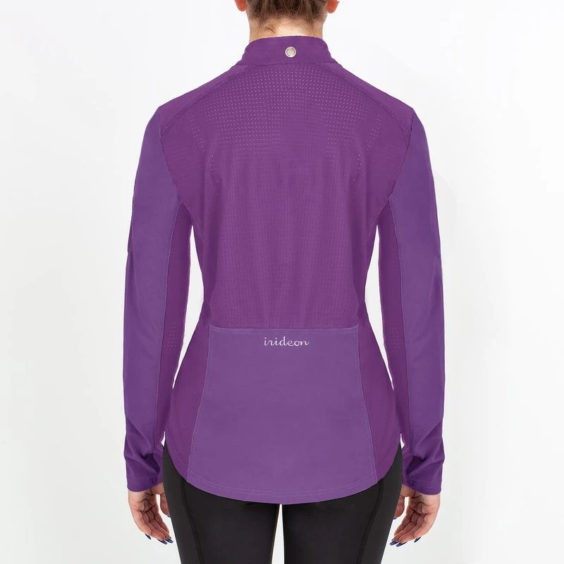 Irideon Kids' Luna Coolstretch Long Sleeve Jersey - Purple Hibiscus 4 Irideon Kids' Luna Coolstretch Long Sleeve Jersey - Purple Hibiscus - Image 4