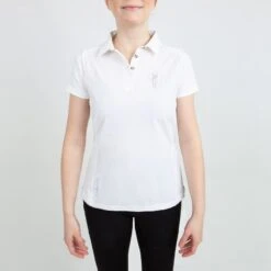 Irideon Women's Luna Coolstretch Polo - White