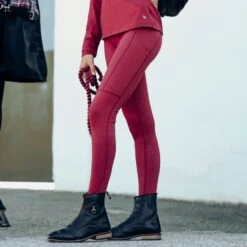 Horze Women's Nadia 4-Pocket Full Seat Tights - Anemone Dark Pink 9 Horze Women's Nadia 4-Pocket Full Seat Tights - Anemone Dark Pink -Kensington Shop 541386 800 800