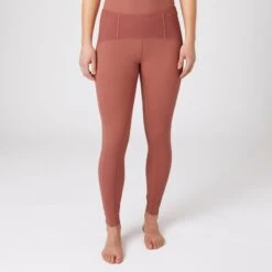 Horze Women's Ciandra UV Pro Full Seat Tights - Light Mahogany -Kensington Shop 542369 800 800