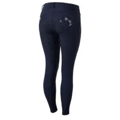 Horze Women's Kaitlin Full Seat Breeches - Peacoat Dark Blue