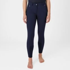 Horze Women's Kaitlin Full Seat Breeches - Peacoat Dark Blue -Kensington Shop 542884 800 800