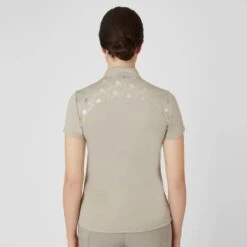 Horze Women's Kaitlin Short Sleeved Performance Shirt W/ Flower Print - Plaza Taupe Light Brown 7 Horze Women's Kaitlin Short Sleeved Performance Shirt W/ Flower Print - Plaza Taupe Light Brown -Kensington Shop 542948 800 800