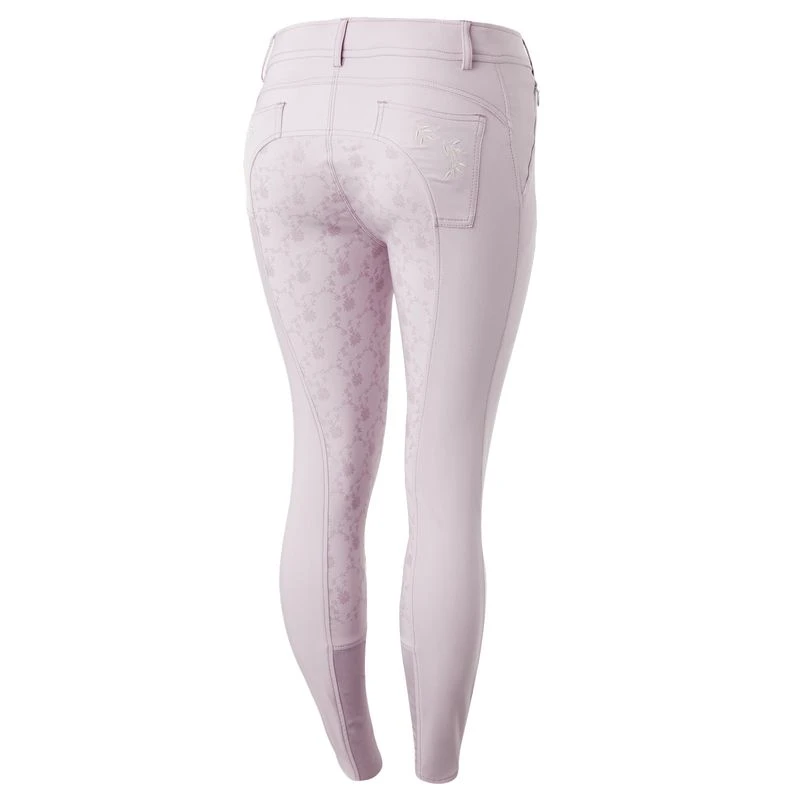 Horze Women's Kaitlin Full Seat Breeches - Orchid Hush 1 Horze Women's Kaitlin Full Seat Breeches - Orchid Hush