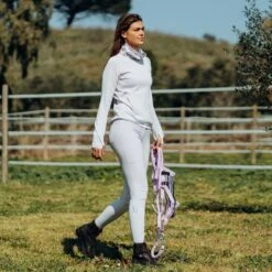 Horze Women's Kaitlin Full Seat Breeches - Orchid Hush 7 Horze Women's Kaitlin Full Seat Breeches - Orchid Hush -Kensington Shop 543108 800 800