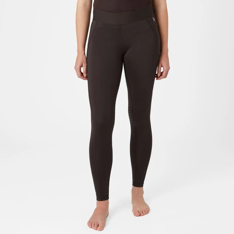 Horze Women's Tessa Full Seat Riding Tights - After Dark Brown 5 Horze Women's Tessa Full Seat Riding Tights - After Dark Brown - Image 5