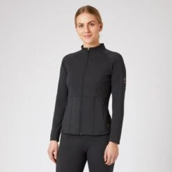 Horze Women's Ciandra UV Pro Technical Training Jacket - Charcoal Grey -Kensington Shop 544300 800 800