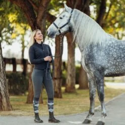 Horze Women's Ciandra UV Pro Technical Training Jacket - Charcoal Grey -Kensington Shop 544302 800 800