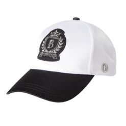 B Vertigo Women's Satin Cap - White/Dark Navy