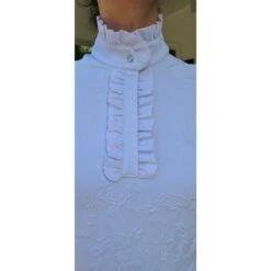 FITS Women's Ruffles II Show Shirt - White -Kensington Shop 545689 800 800