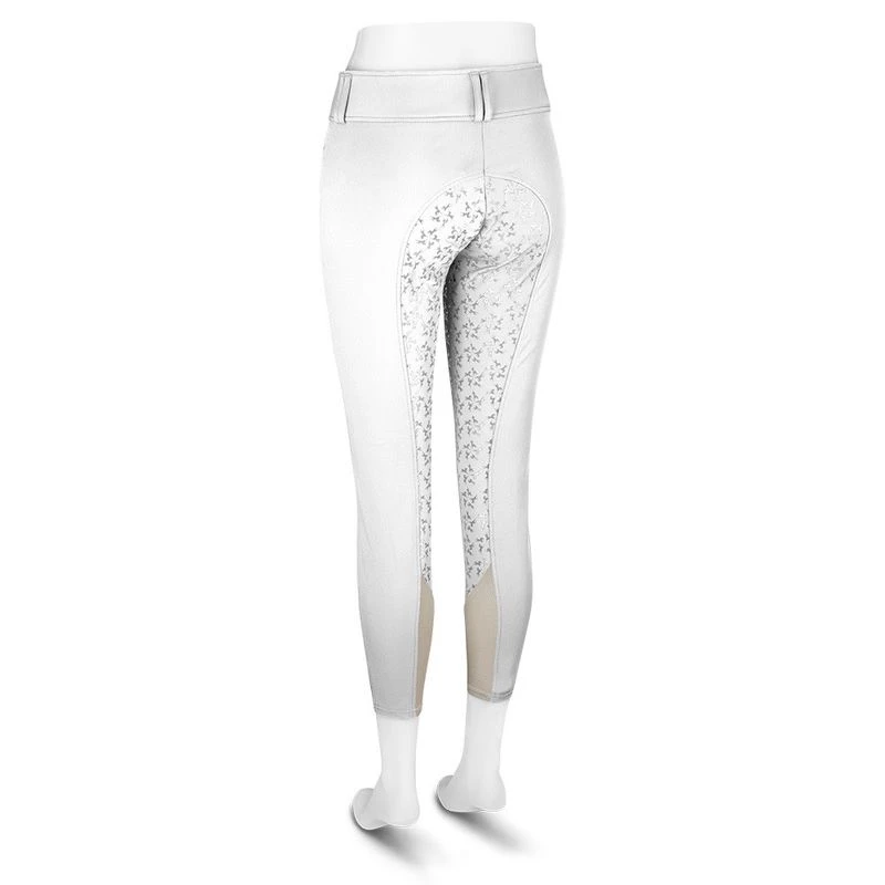 RJ Classics Women's Aria Silicon Full Seat Breeches - White 2 RJ Classics Women's Aria Silicon Full Seat Breeches - White - Image 2