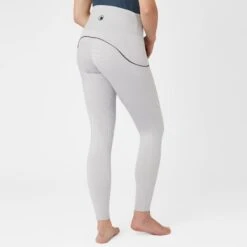 Horze Women's Nicki Breathable Technical Full Seat Tights - Pebble Grey 7 Horze Women's Nicki Breathable Technical Full Seat Tights - Pebble Grey -Kensington Shop 547951 800 800