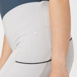 Horze Women's Nicki Breathable Technical Full Seat Tights - Pebble Grey 8 Horze Women's Nicki Breathable Technical Full Seat Tights - Pebble Grey -Kensington Shop 547952 800 800