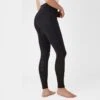 Horze Women's Danica High Waist Tights With Mesh Insert - Black