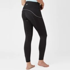 Horze Women's Nicki Breathable Technical Full Seat Tights - Black 7 Horze Women's Nicki Breathable Technical Full Seat Tights - Black -Kensington Shop 548222 800 800
