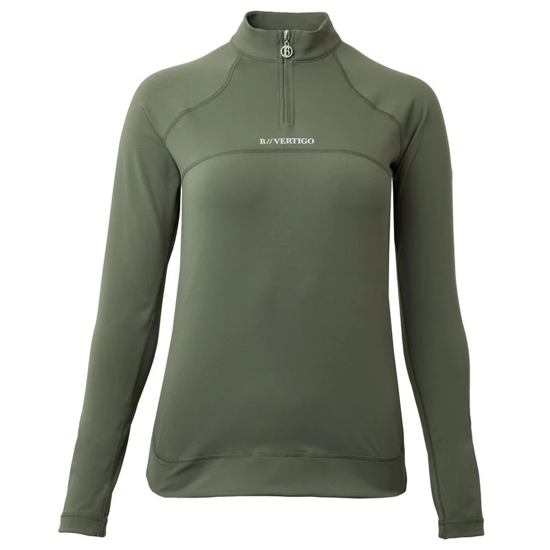 B Vertigo Women's Davina Long Sleeved Quick Dry Training Shirt - Wild Grass Green 1 B Vertigo Women's Davina Long Sleeved Quick Dry Training Shirt - Wild Grass Green