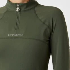 B Vertigo Women's Davina Long Sleeved Quick Dry Training Shirt - Wild Grass Green 10 B Vertigo Women's Davina Long Sleeved Quick Dry Training Shirt - Wild Grass Green -Kensington Shop 548713 800 800