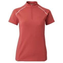 B Vertigo Women's Adara Cool Tech Training Shirt - Mineral Red