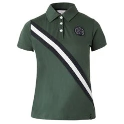 Horze Women's Jessie Polo Shirt - Cilantro Green