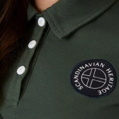 Horze Women's Jessie Polo Shirt - Cilantro Green -Kensington Shop 549228 800 800