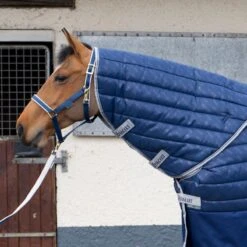 Bucas Select Quilted Combi Neck Cover - Navy