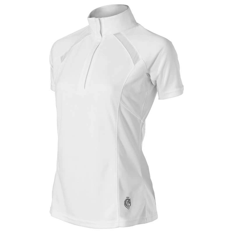 Equinavia Women's Ingrid Short Sleeved Show Shirt - White 1 Equinavia Women's Ingrid Short Sleeved Show Shirt - White