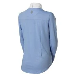 Equinavia Women's Martha Long Sleeved Show Shirt - Light Blue/White -Kensington Shop 552253 800 800