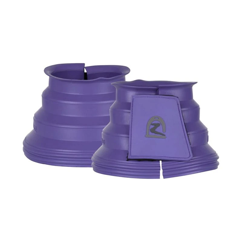 Horze Rubber Guard Bell Boots - Purple 1 Horze Rubber Guard Bell Boots - Purple