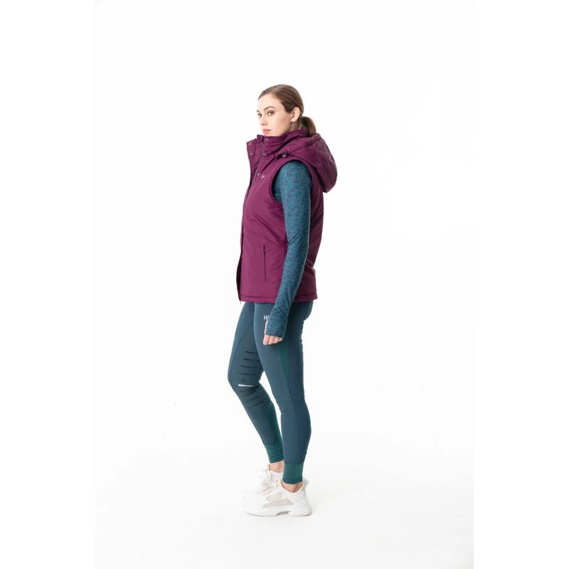Horseware Equi Eco Technical Gilet - Beetroot Purple 2 Horseware Equi Eco Technical Gilet - Beetroot Purple - Image 2
