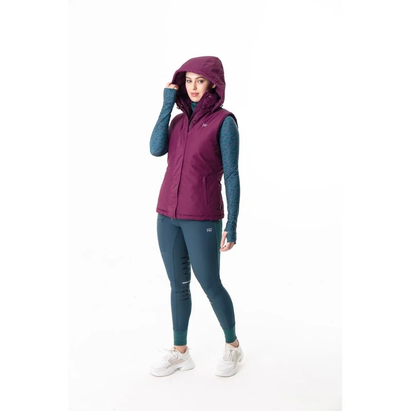 Horseware Equi Eco Technical Gilet - Beetroot Purple 3 Horseware Equi Eco Technical Gilet - Beetroot Purple - Image 3