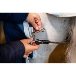 Horseware Eco Liner 100g - Teal Eco Print/Grey -Kensington Shop 556396 800 800