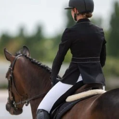 Cavalliera Women's Prima Show Jacket - Black/Grey -Kensington Shop 558777 800 800