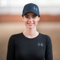 Cavalliera Bit Baseball Cap - Navy Blue -Kensington Shop 558900 800 800