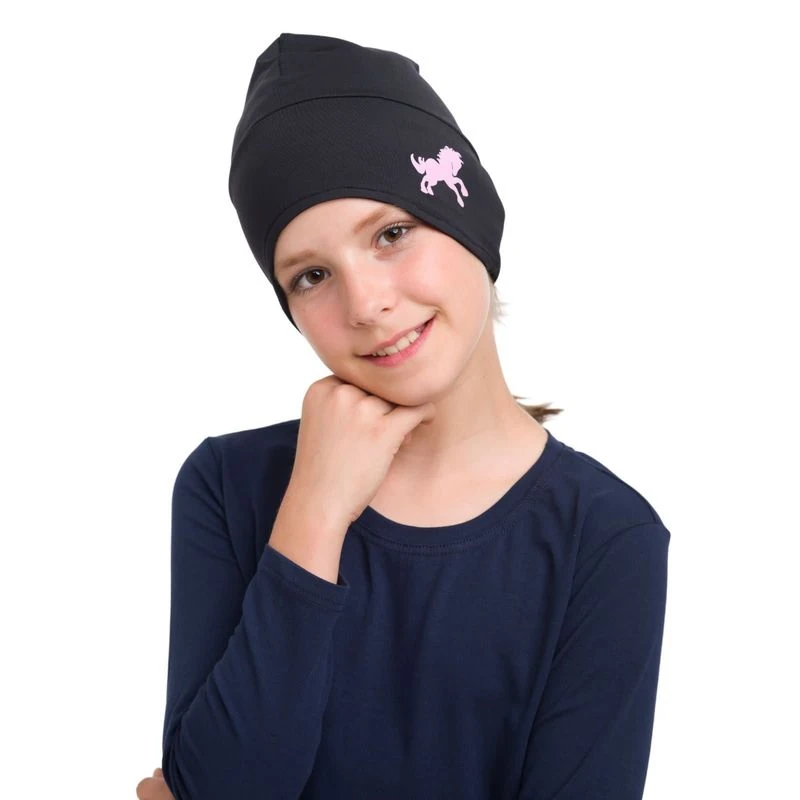Cavalliera Kids' Pony Hat - Black 1 Cavalliera Kids' Pony Hat - Black