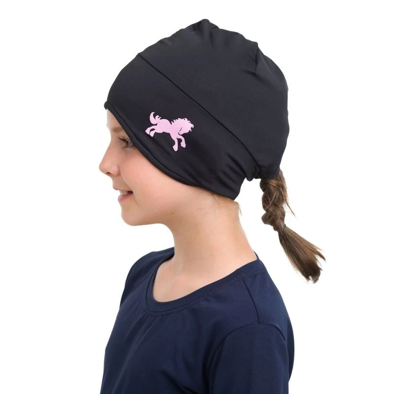 Cavalliera Kids' Pony Hat - Black 2 Cavalliera Kids' Pony Hat - Black - Image 2