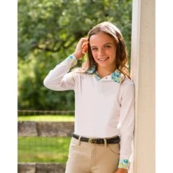 Shires Aubrion Kids' Equestrian Style Shirt - Summer Daze -Kensington Shop 563944 800 800