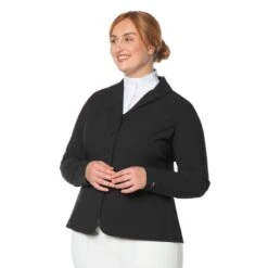 Kerrits Women's Stretch Competitor Koat 4 Snap - Black -Kensington Shop 567654 800 800