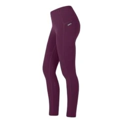 Kerrits Kids' Ice Fil Full Seat Tech Tights - Raisin -Kensington Shop 568591 800 800