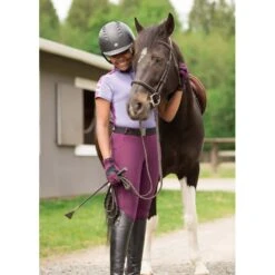 Kerrits Kids' Ice Fil Full Seat Tech Tights - Raisin -Kensington Shop 568592 800 800