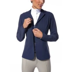 Kerrits Women's Stretch Competitor Koat 3 Snap - Navy -Kensington Shop 569416 800 800