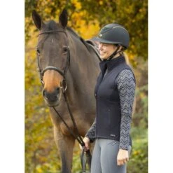 Kerrits Women's Transition Stretch Fleece Vest - Black -Kensington Shop 573615 800 800