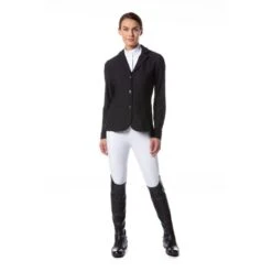 Kerrits Women's Affinity Ice Fil Knee Patch Breeches - White -Kensington Shop 576648 800 800