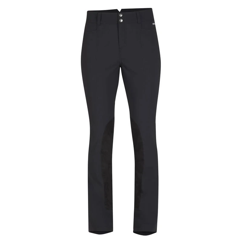 Kerrits Women's Dynamic Extended Knee Patch Bootcut Tights - Black 1 Kerrits Women's Dynamic Extended Knee Patch Bootcut Tights - Black