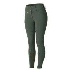 Horze Women's Grand Prix Full Seat Breeches - Thyme Green -Kensington Shop 581191 800 800
