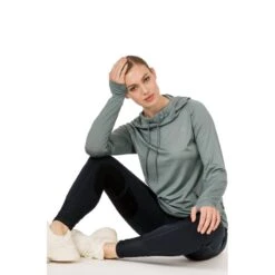 Horseware Women's Technical Hooded Top - Stormy Sea -Kensington Shop 581271 800 800