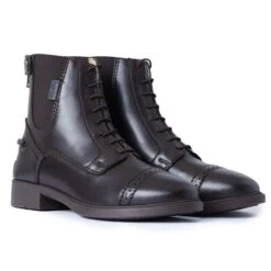 Horze Kids' Kilkenny Polyurethane Jodhpur Boots - Brown