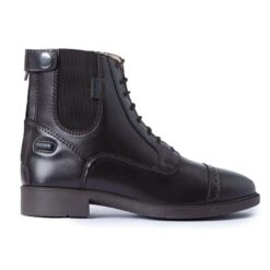 Horze Kids' Kilkenny Polyurethane Jodhpur Boots - Brown -Kensington Shop 581350 800 800