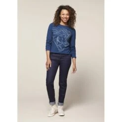 EQL Women's Windy Horse Long Sleeve T-Shirt - Admiral -Kensington Shop 581801 800 800